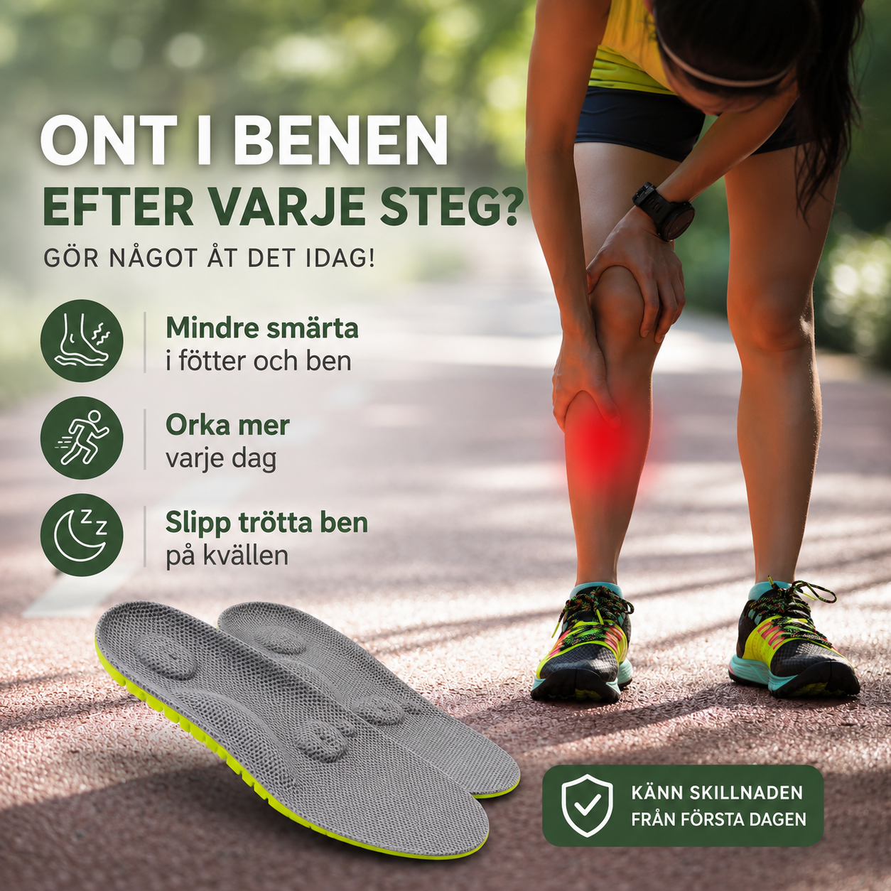 ComfortStep™ -  Njut av smärtfria promenader i sommar