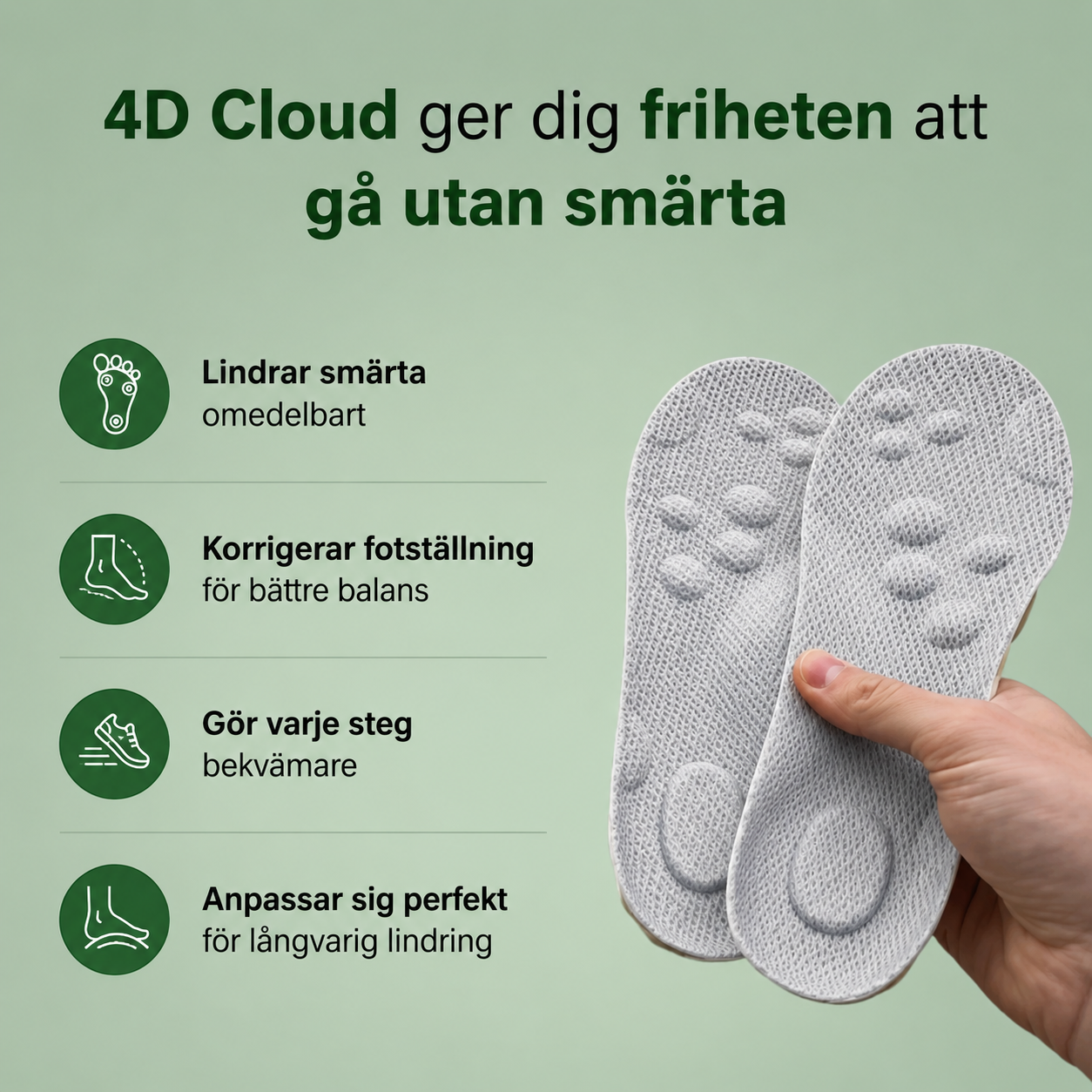 ComfortStep™ -  Njut av smärtfria promenader i sommar